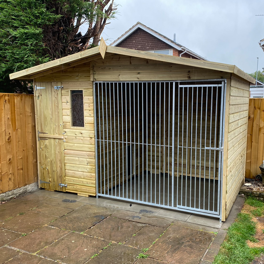 Composite or insulated kennel installation in London